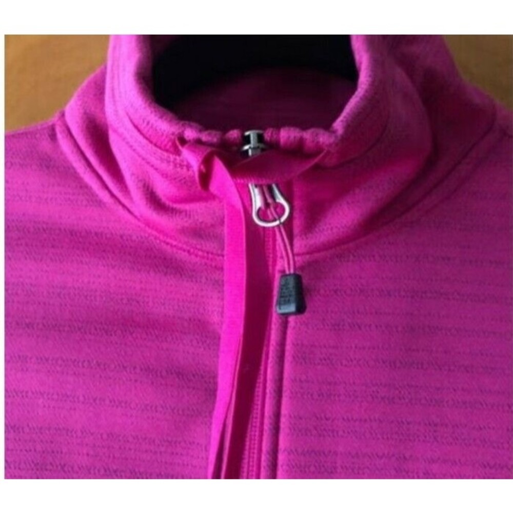 North Face Women's Pink Full Zip Fleece Lined Jacket Size Small - Picture 11 of 11